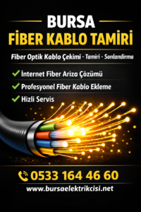 bursa fiber kablo tamiri